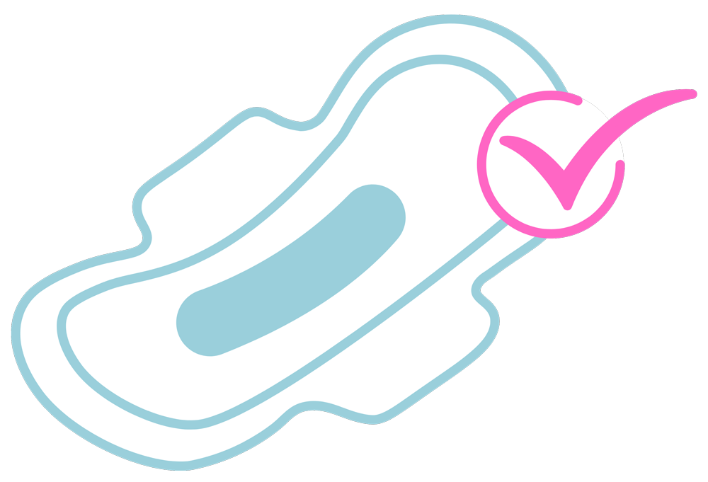 Period tracking calendar icon